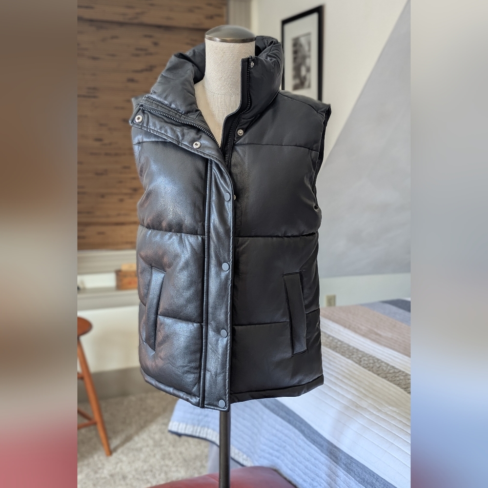 Black Puffer Vest